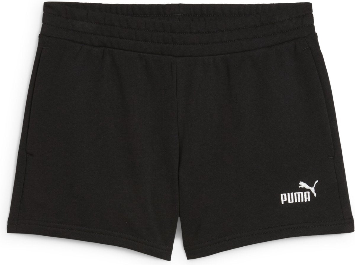Puma ess small no. 1 logo 4'' shorts tr dames sportbroek - black