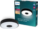 Philips led philips coiner plafondlamp - sceneswitch lichttechnologie - 24w - warmwit licht - zwart design