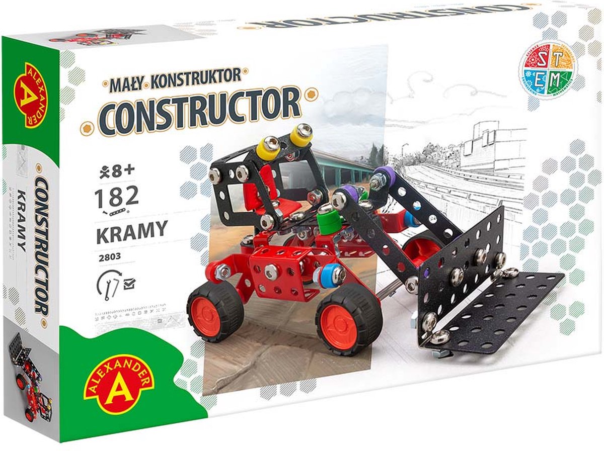 Alexander toys alexander speelgoed constructor - bulldozer kramy - 193st
