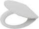 Tiger warren - toiletbril met deksel - duroplast mat - wit