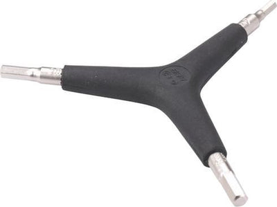Bbb cycling inbussleutelset fiets threestar - fietsgereedschap werkplaats gereedschap - inbus 4 5 6mm - zwart - btl-28