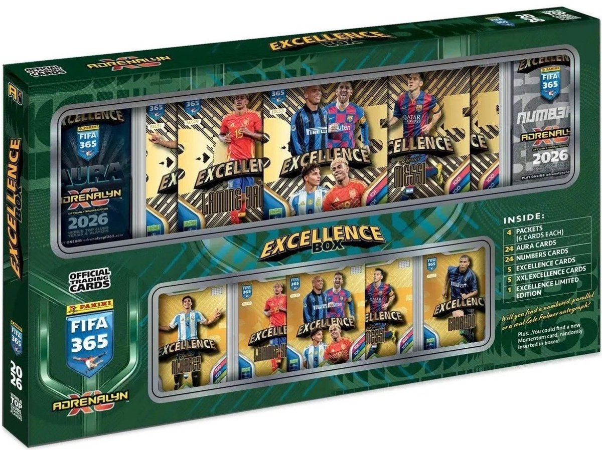 Panini - adrenalyn xl - fifa365 - 25 26 - excellence box