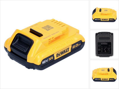 Dewalt dcb183-xj 18 volt li-ion accu 2.0ah oplaadbaar en origineel voor alle 18 volt machines.
