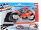 Toi-toys afschietmotor met rijder 12 cm