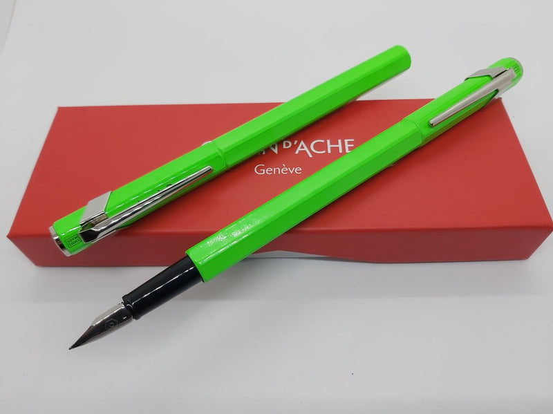 Caran d'ache vulpen 849 fluo line groen