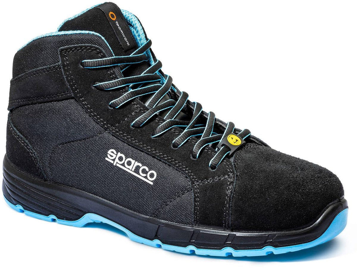 Sparco werkschoenen s3s - horizon fargo - zwart blauw — black — 36