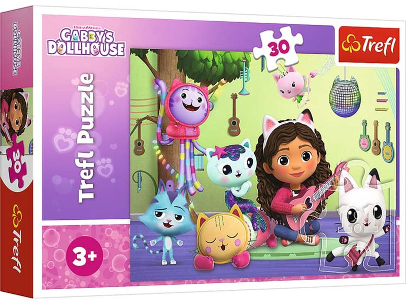 Trefl gabby's poppenhuis kattenhuisje legpuzzel - 30 stukjes - vanaf 3 jaar