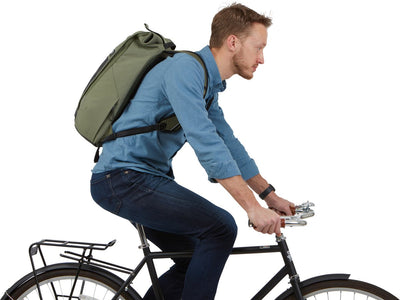 Thule vrije tijd rugzak rugzak met laptopvak paramount commute backpack 18l olivine groene