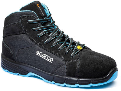 Sparco werkschoenen s3s - horizon fargo - zwart blauw — black — 48