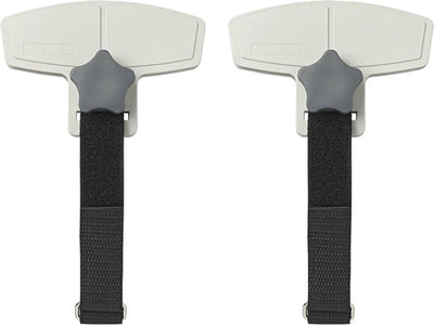 Proplus luifel bevestigingsclips - anti-flapperen - zwart - set van 2