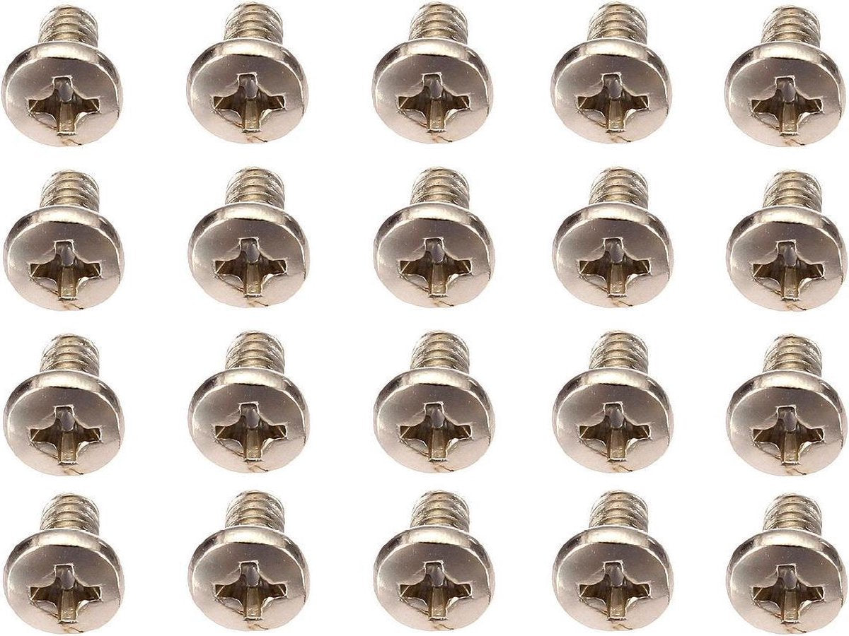 Deltaco sv-2-20, schroeven voor een harde schijf hdd, 20-pack