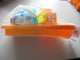 Androni happy fish emmerset 4-delig – oranje met visjesprint
