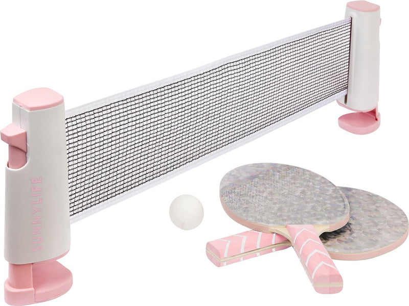 Sunnylife - inflatable games tafeltennis set holographic - pvc - grijs