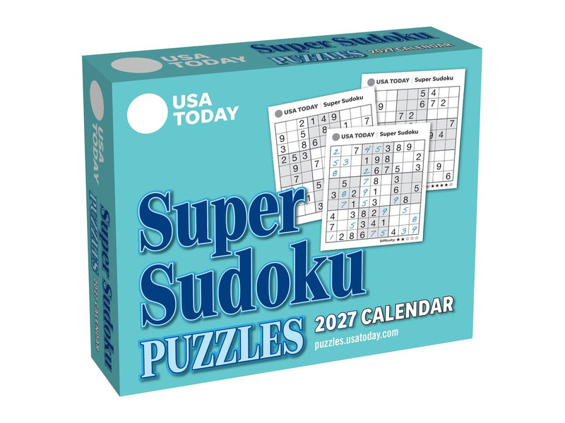 Usa today super sudoku 2027 day-to-day calendar