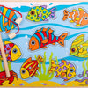 Bigjigs puzzel spel - visjes vangen - tropische vissen - 8st.