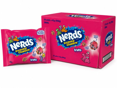 Nerds gummy clusters fruits 45gr 20x