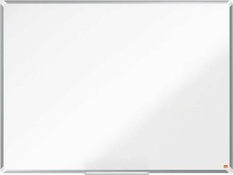 Nobo premium plus magnetisch whiteboard emaille - met pennengoot - inclusief whiteboard marker - 1200x900mm