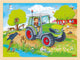 Goki houten legpuzzel tractor, 96st.