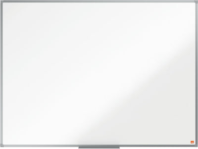 Nobo essence magnetisch whiteboard - 120x90cm - met pennengoot - bord van gelakt staal - wit
