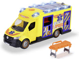 Dickie toys - mercedes benz sprinter rescue - ziekenwagen - ambulance - licht en geluid - vanaf 3 jaar - afbeelding 1