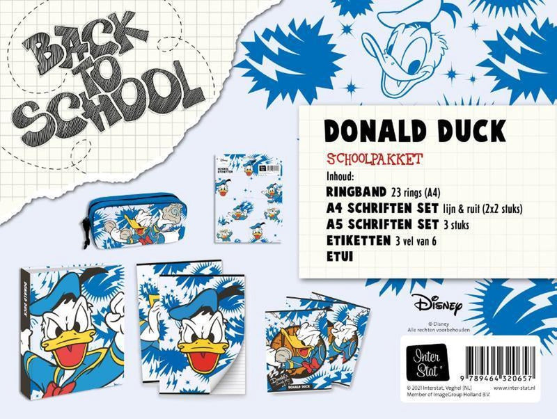 Disney back to school schoolpakket - donald duck