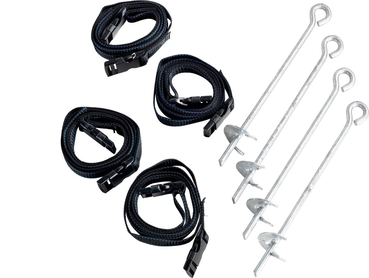 Exit toys exit trampoline ankerset (4 stuks) - trampoline verankeringsset - grondanker - storm beveiliging