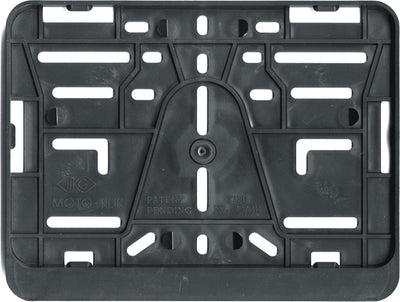Carpoint kentekenplaathouder motor – 210x143 mm – zonder boren – klikbevestiging – kunststof – neutraal design