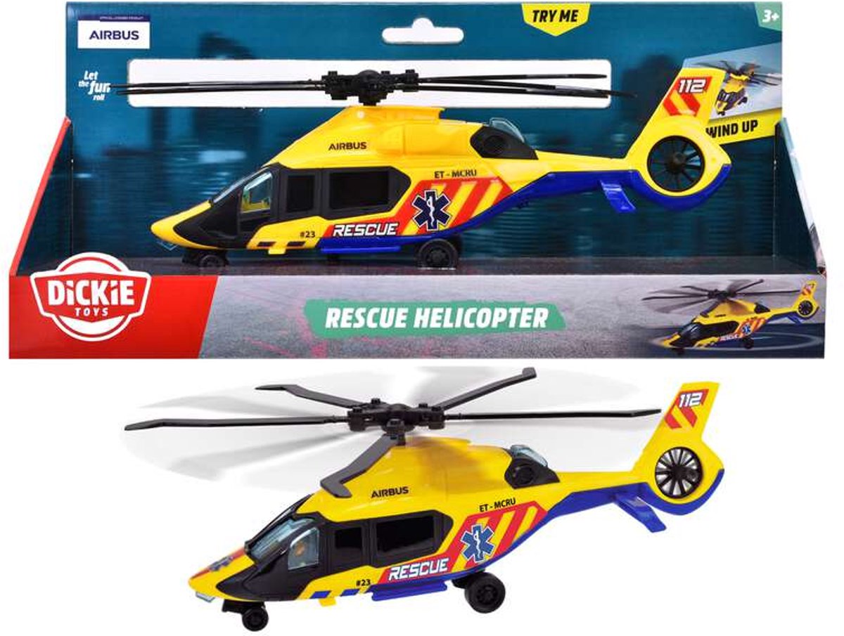 Dickie h160 reddingshelikopter geel - 203714022