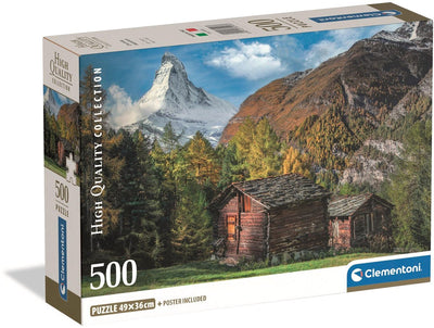 Clementoni legpuzzel charming matterhorn, 500st.