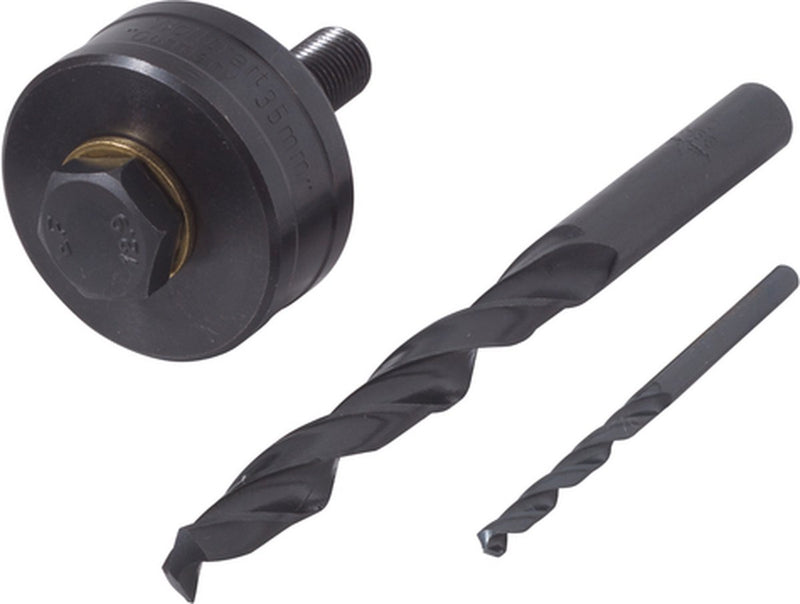 Wolfcraft - gatsnijderset voor kranen - ø 35 mm - keukenkraan spoelbak installeren - 3 delig - 8925000