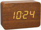 Tfa dostmann 60.2549.08 - wekker - alarm - hout - licht - bruin