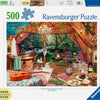 Ravensburger puzzel cozy glamping - legpuzzel - 500 large format stukjes