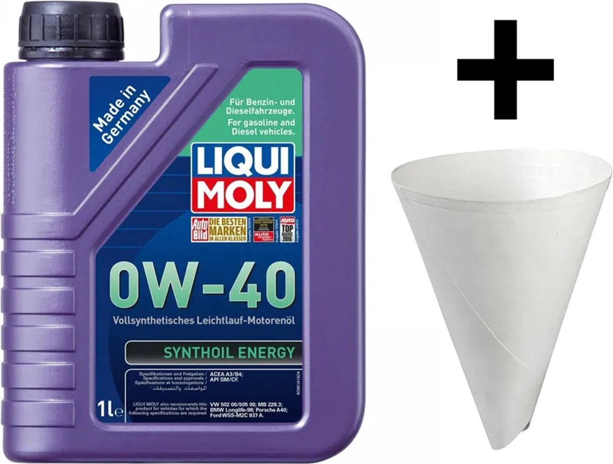 Liqui moly synthoil energy 0w-40 acea a3 b4 9514
