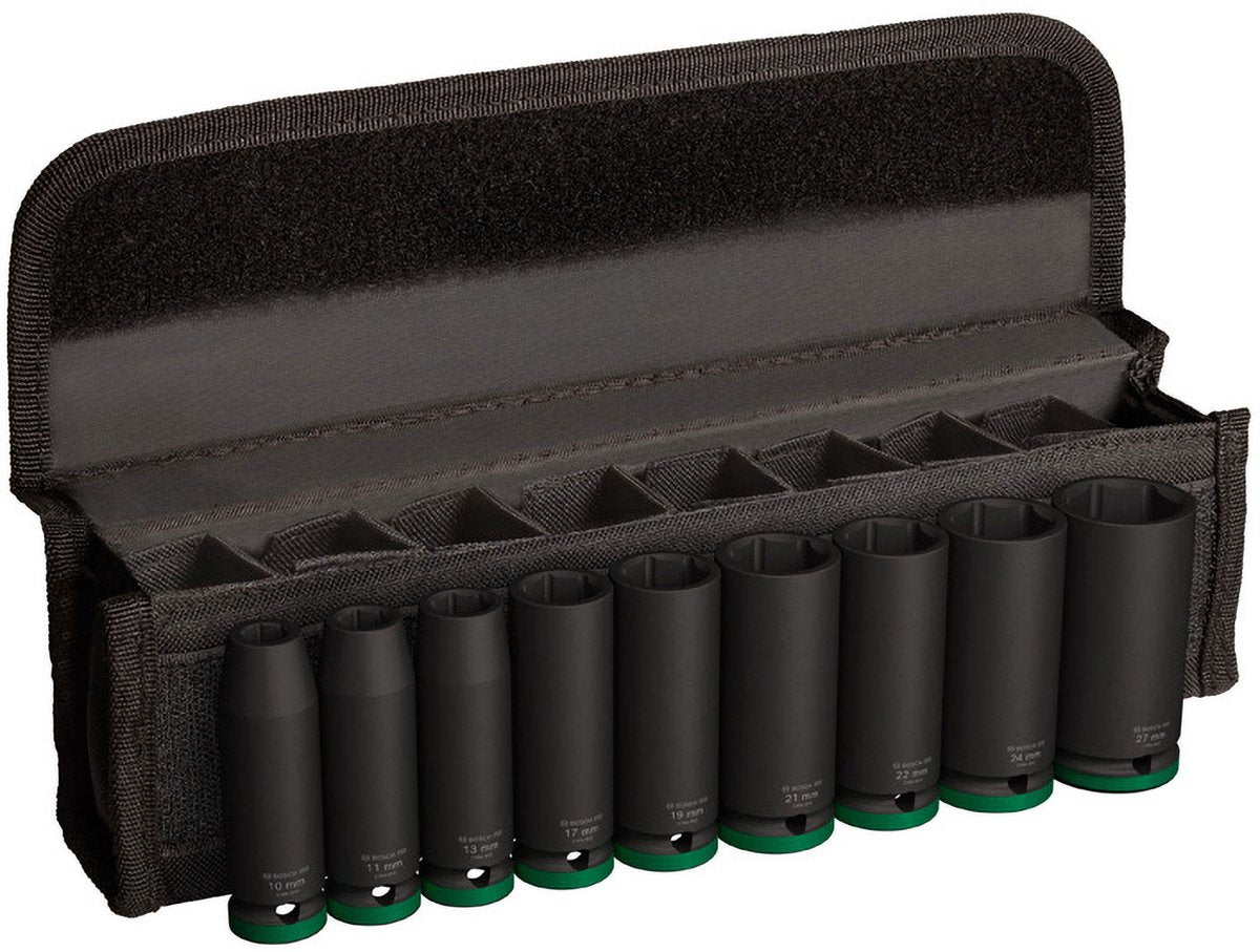 Bosch professional pro impact krachtdoppenset lang 1 2 9-delig - 2608003040