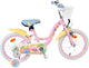 Disney Stitch Kinderfiets - Meisjes - 16 inch - Crème Koraal Blauw