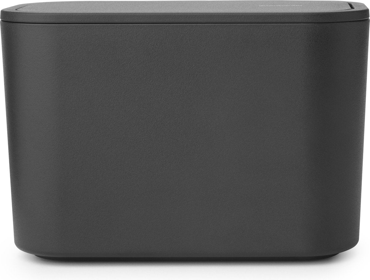 Brabantia mindset badkamer afvalbakje - dark grey