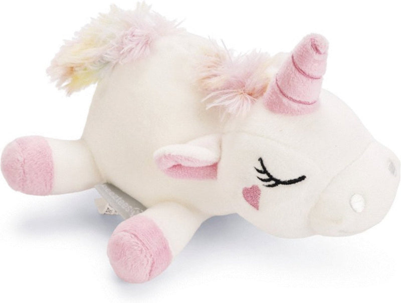 Beeztees puppy hondenknuffel eenhoorn owen - puppy speelgoed - puppyknuffel - hondenspeelgoed - wit 18 x 15 x 11,5 cm - hond