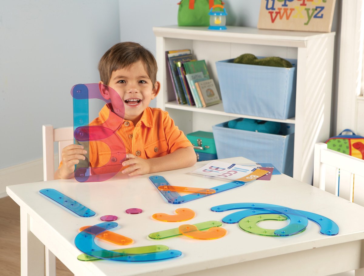 Learning resources alfabet bouwset educatief speelgoed multicolor. - 3+