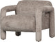 Woood lenny fauteuil - polyester - zand - 65x76x82