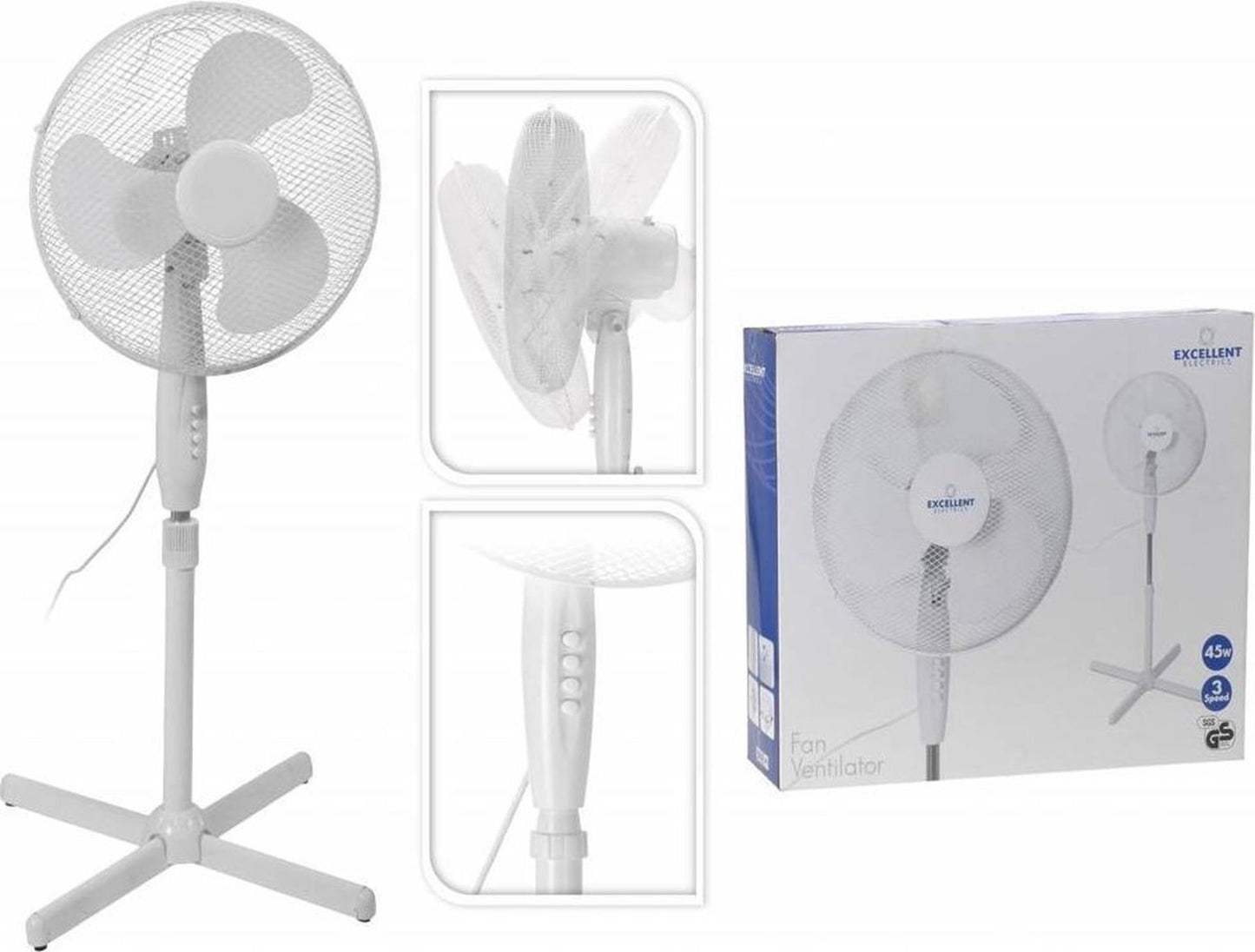 Excellent electrics ventilator staand dia 40cm