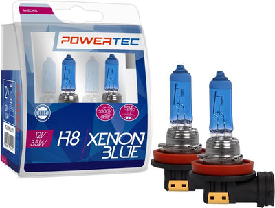 Powertec h8 12v - xenon blue - set