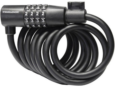 Trelock sk108 spiraalkabelslot code 180 8mm zwart