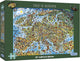 Gibsons - this is europe (door hartwig braun) - 1000 stukjes 68×49cm (b×h) - legpuzzel voor volwassenen