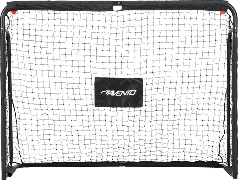 Avento voetbaldoel met targetscherm - staal - ca. 160 x 60 x 120 cm