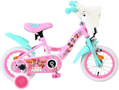 Volare paw patrol kinderfiets - meisjes - 12 inch - roze
