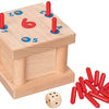 Goki houten tricky 6 pinnen spel