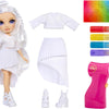 Rainbow high air brush create-modepoppen - paarse ogen