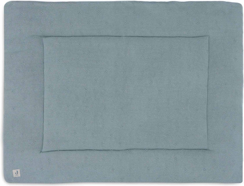 Jollein - boxkleed 75x95cm - speelkleed baby - cosy knit sea green