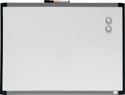 Nobo magnetisch whiteboard - 58,5 x 43cm - inclusief montageset, magneten en markers - wit