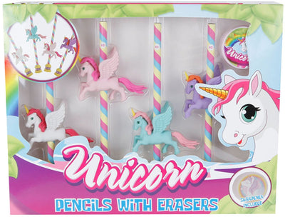 Merkloos sans marque unicorn potlodenset 5-delig met slijper